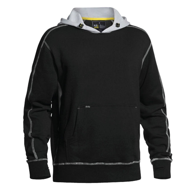 Bisley Flex & Move Contrast Hoodie Warm Jumper Cotton Fleece Winter Pullover Sweatshirt