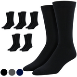 6 Pairs Premium Bamboo Loose Top Socks Diabetic Diabetes Circulation Eco Sox