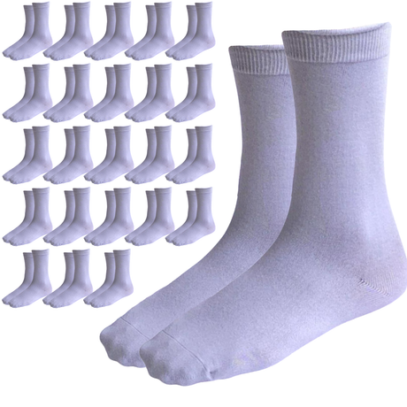 24 Pairs Premium Bamboo Loose Top Socks Diabetic Diabetes Circulation Eco Sox - Navy