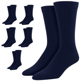 6 Pairs Premium Bamboo Loose Top Socks Diabetic Diabetes Circulation Eco Sox - Assorted