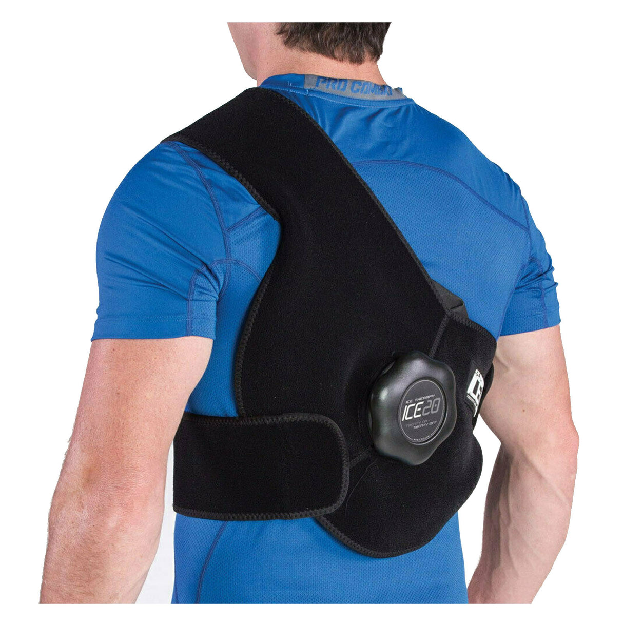 ICE 20 Back/Hip Strap Compression Therapy Wrap Cold Pain Relief