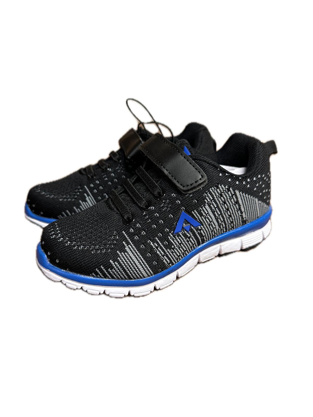 Aerosport Kids Junior Running Shoes Sneakers Runners - Black/Royal Blue