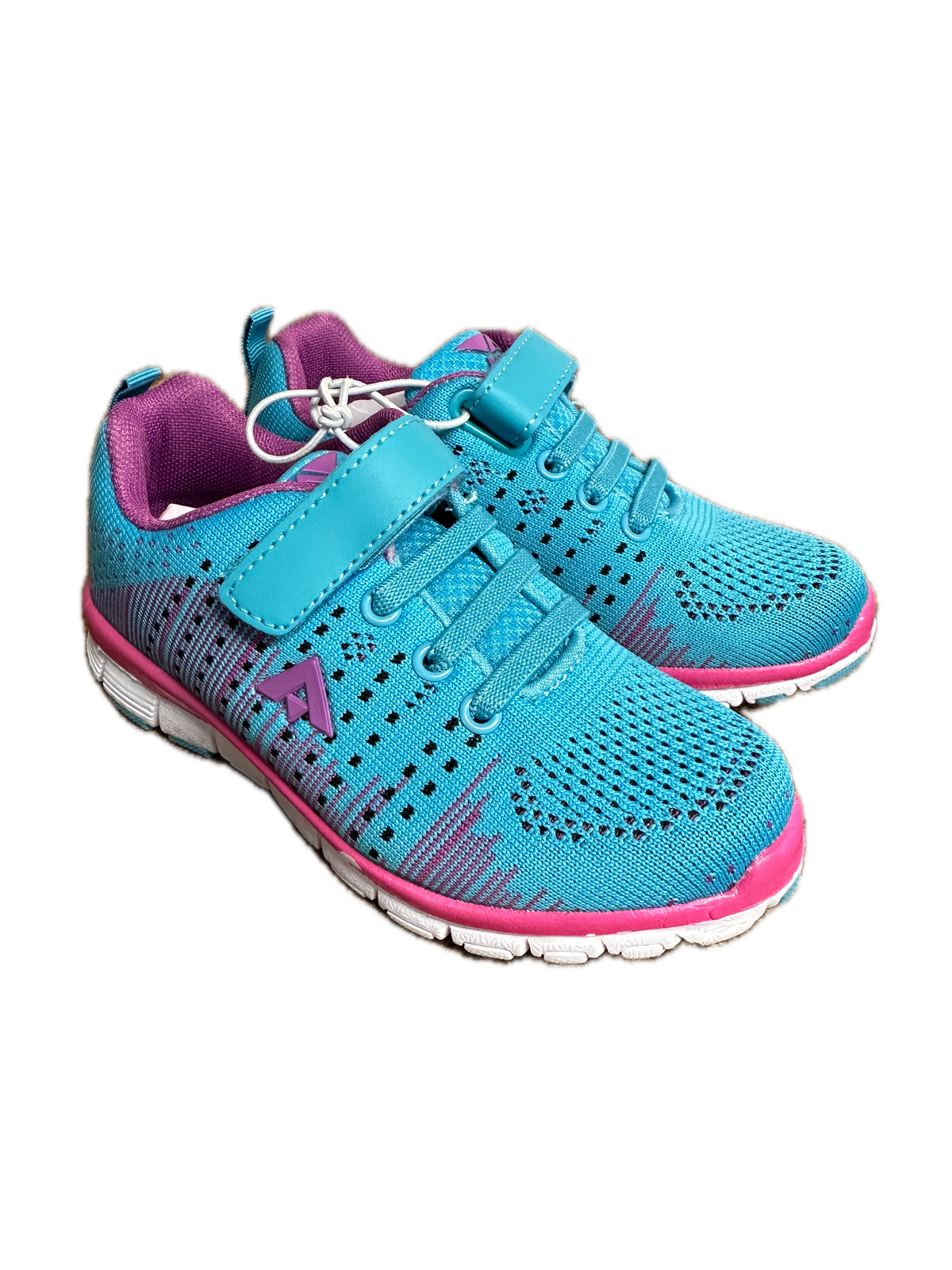 Aerosport Kids Junior Running Shoes Sneakers Runners - Blue/Pink