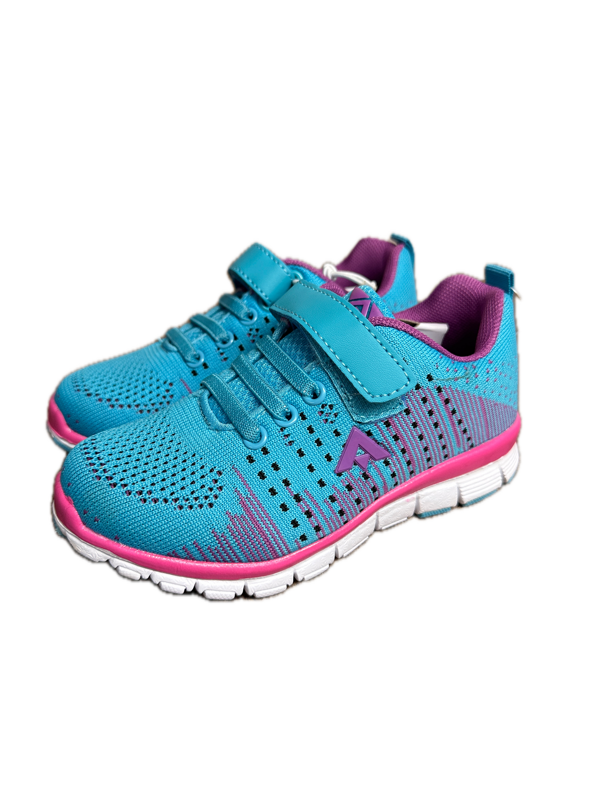 Aerosport Kids Junior Running Shoes Sneakers Runners - Blue/Pink