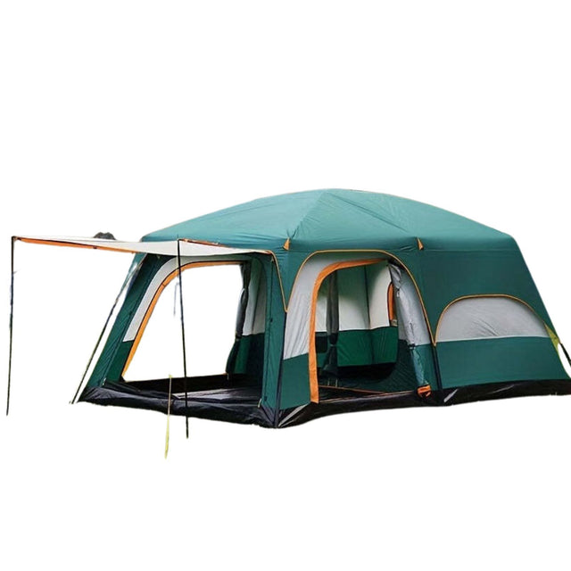 Tasman 3-5 Person Tent Camping Hiking Festival Pop Up Sleeping - Green