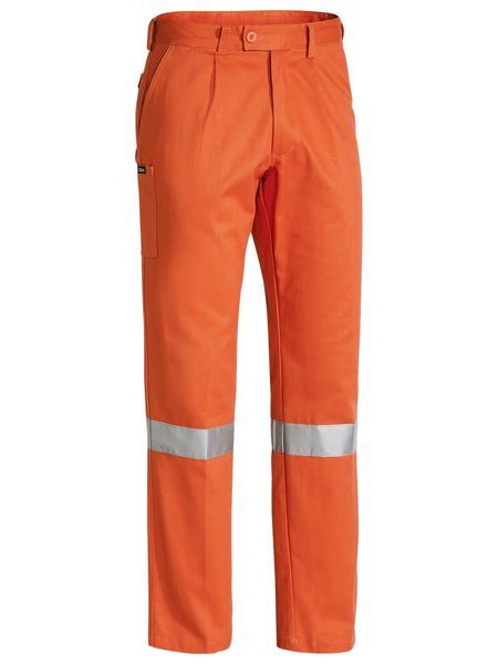 Bisley 3M Taped Original Work Pants Trousers - Orange