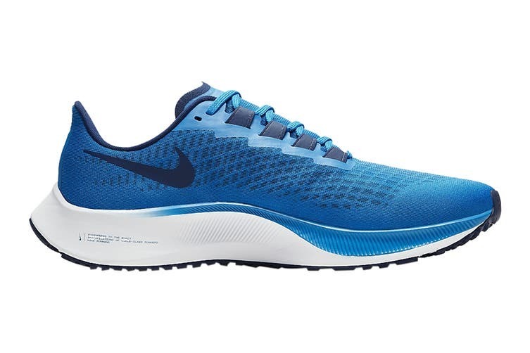 Nike Mens Air Zoom Pegasus Shoes 37-Photo Blue/Blue Void-White