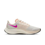 Nike Air Zoom Pegasus 37 Womens Running Shoe - Pale Ivory/Ghost - Barely Volt