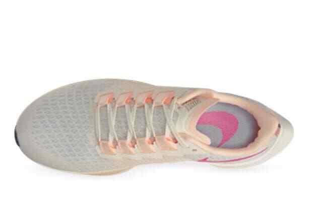 Nike Air Zoom Pegasus 37 Womens Running Shoe - Pale Ivory/Ghost - Barely Volt