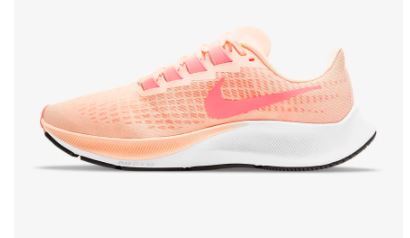 Nike Womens Air Zoom Pegasus Running Shoes 37 - Crimson Tint/Crimson Pulse