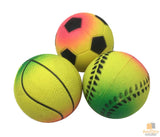 12x SPONGE RUBBER BALL Solid High Bounce Dog Pet Toy Ball BULK  Balls