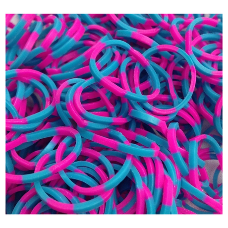 1200 pcs LOOM BANDS Rubber Refill Kit DIY Magical Bracelet 36S Clips,6 Hook