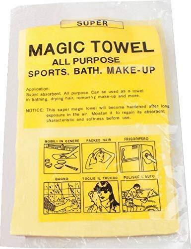 3X Cleaning Cloth - MAGIC Towel Drying TV Car Kitchen Yellow Reusable Strong