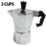 3 Cup Coffee Percolator Moka Espresso Stove Top Maker Perculator Aluminium Stove Top