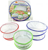 3pcs POP UP FOOD COVERS Camping Picnic BBQ Kitchen Insect Protectors Food Net