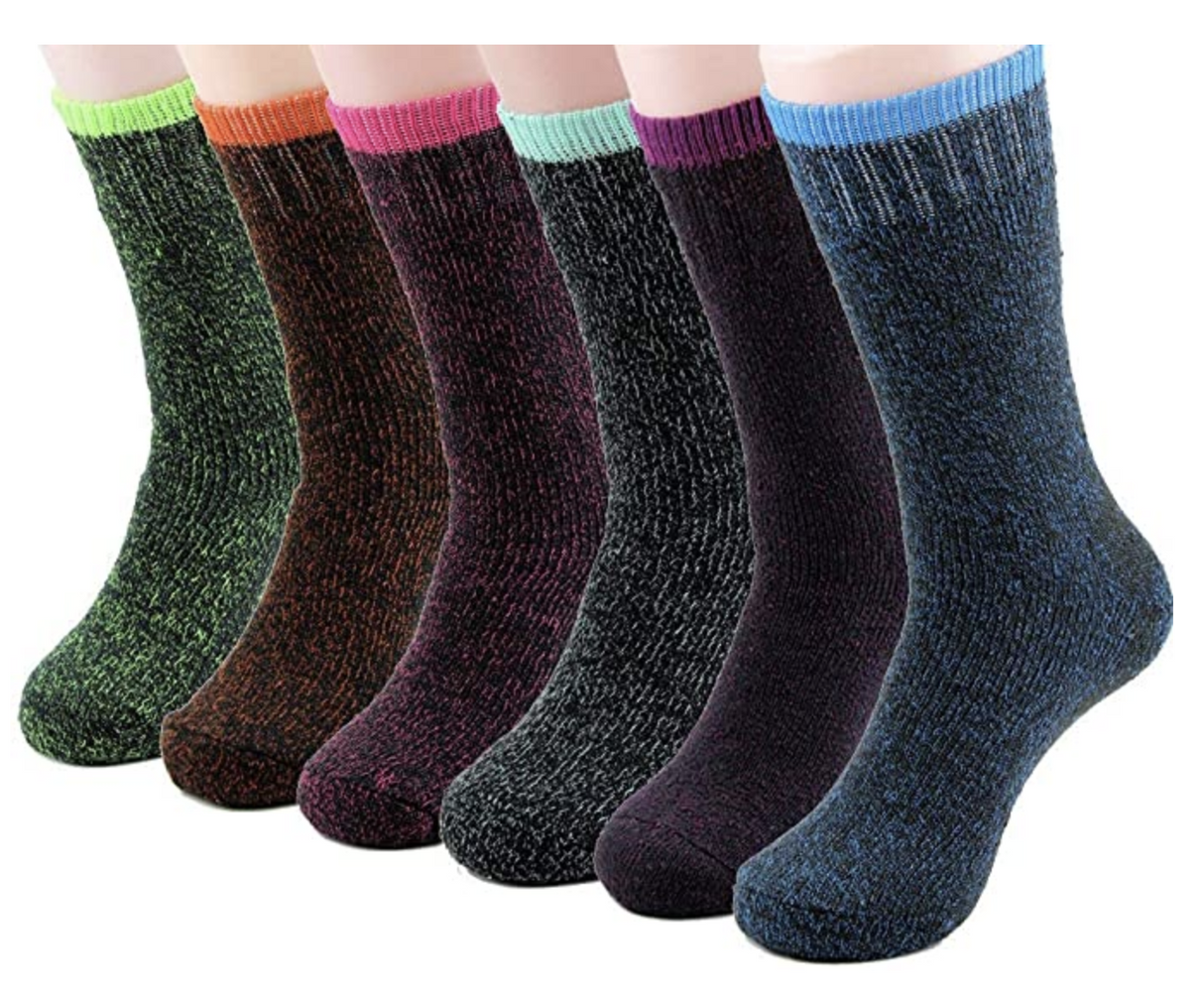 4 Pairs Womens THERMAL HEATED SOCKS Warm Winter Comfort Work Sox Ski BULK