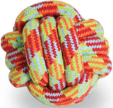 Nunbell Large Pet Toy Rope Knotted Ball - Assorted Colours