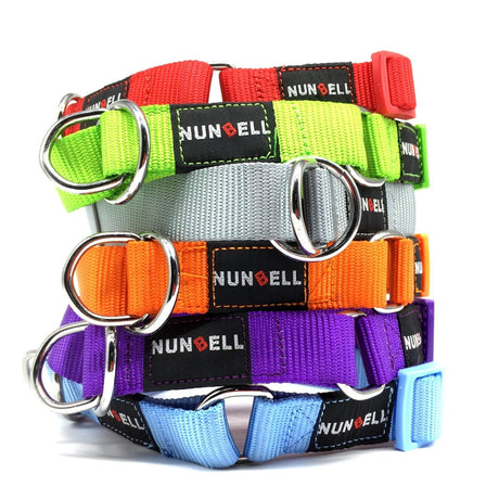 6x DOG TRAINING CHOKER Collar Martingale Adjustable Lead 1.5cm Width BULK