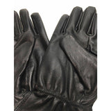 Ladies Genuine Sheepskin Leather Gloves Patch Fleece Lining Warm Winter Womens