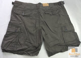 Deluxe PLUS SIZE CARGO SHORTS Heavy Duty Big Sizes Summer 100% COTTON - Black