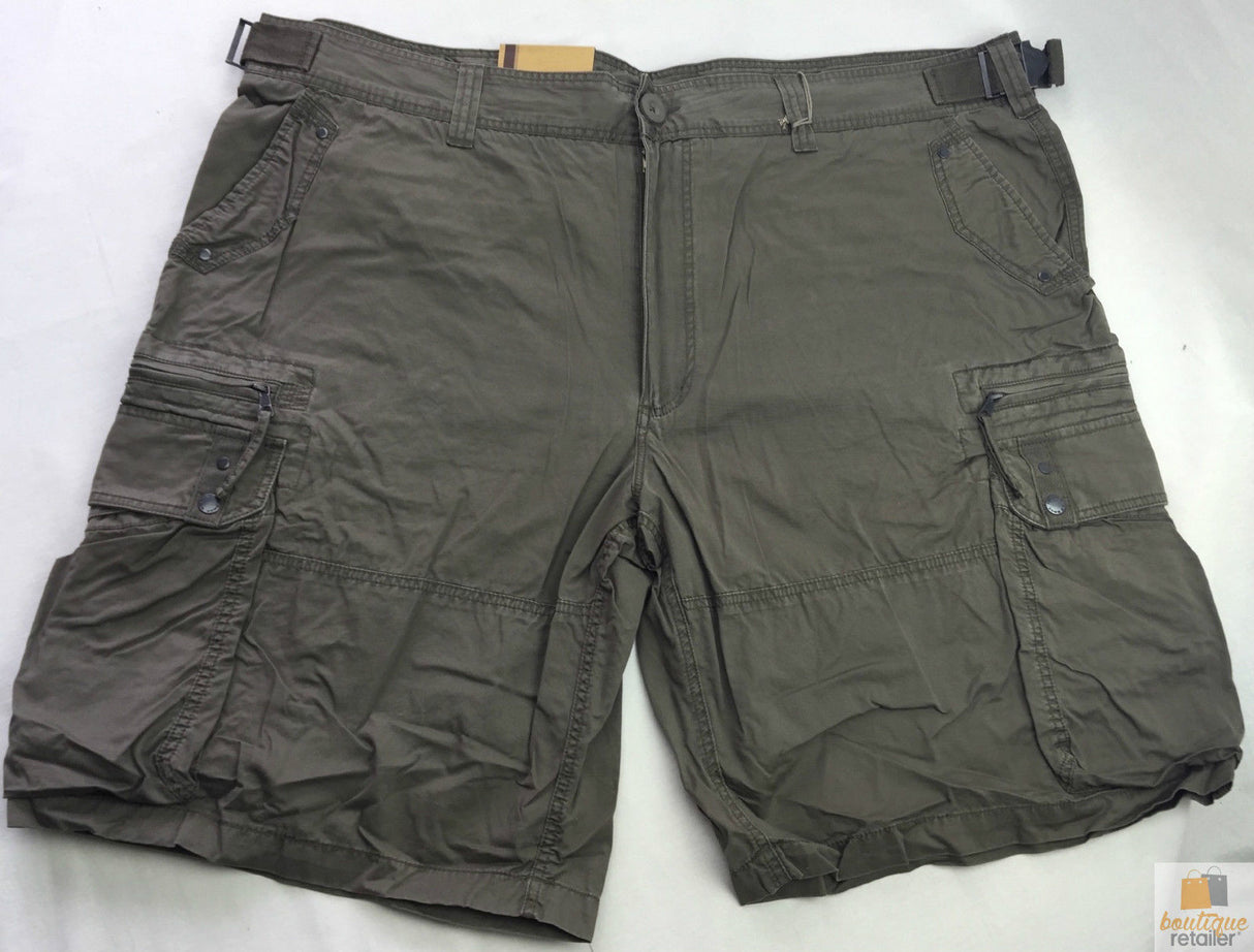 Deluxe PLUS SIZE CARGO SHORTS Heavy Duty Big Sizes Summer 100% COTTON