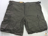 Deluxe PLUS SIZE CARGO SHORTS Heavy Duty Big Sizes Summer 100% COTTON - Black