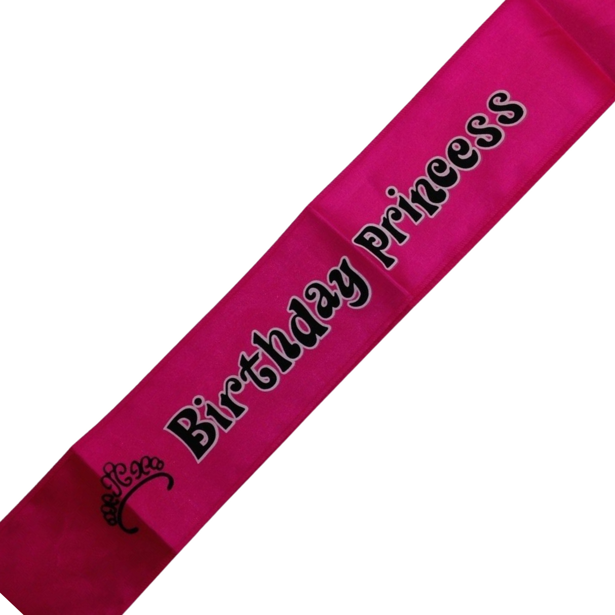 Birthday Princess Sash 21st 18th Girls Night Party Costume Celebration Bday - Hot Pink