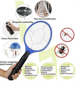 2x BUG ZAPPER RACKET Fly Mosquito Pest Swatter Net Racquet Electric Insect Killer