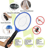 12x BUG ZAPPER RACKET Fly Mosquito Pest Swatter Net Racquet Electric Insect Killer