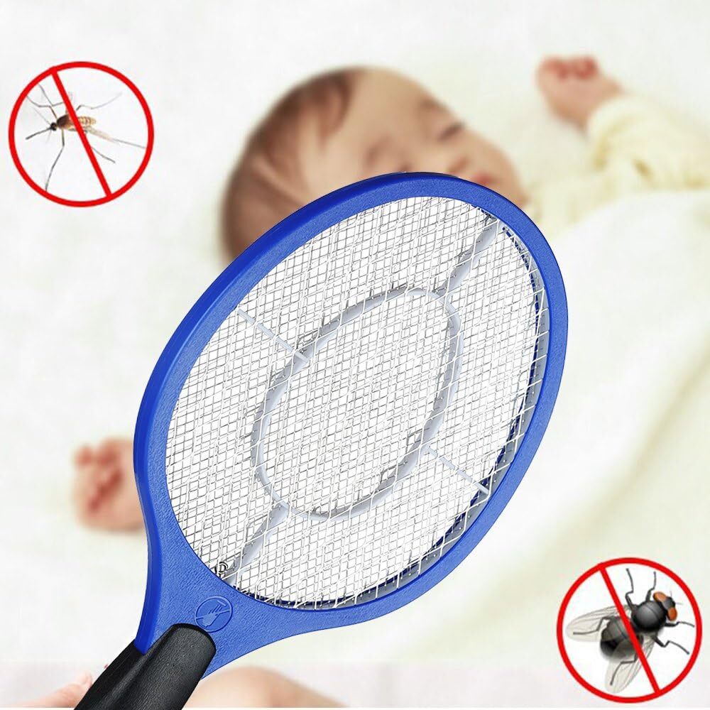 6x BUG ZAPPER RACKET Fly Mosquito Pest Swatter Net Racquet Electric Insect Killer