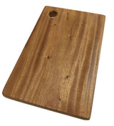 Hard Wood Hygienic Cutting Wooden Chopping Board Natural Kitchen 30 x 19 x 2cm