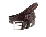 Genuine Crocodile Horn Back Leather Belt MADE IN AUSTRALIA Premium Skin Mens