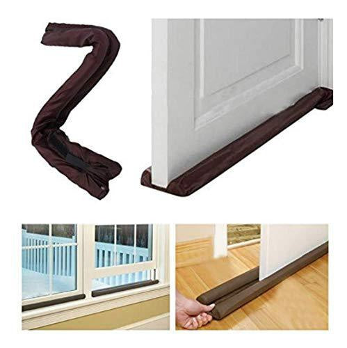 6x Twin DRAFT STOPPER Double Sided Snake Air Wind Door Guard Cover Weather Seal