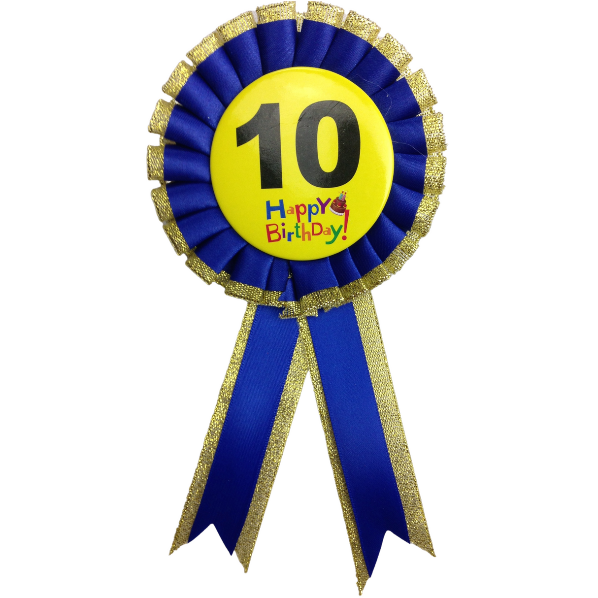 BIRTHDAY BADGE Party Favour Award Rosette Fancy Dress Girls Boys Childrens Kids