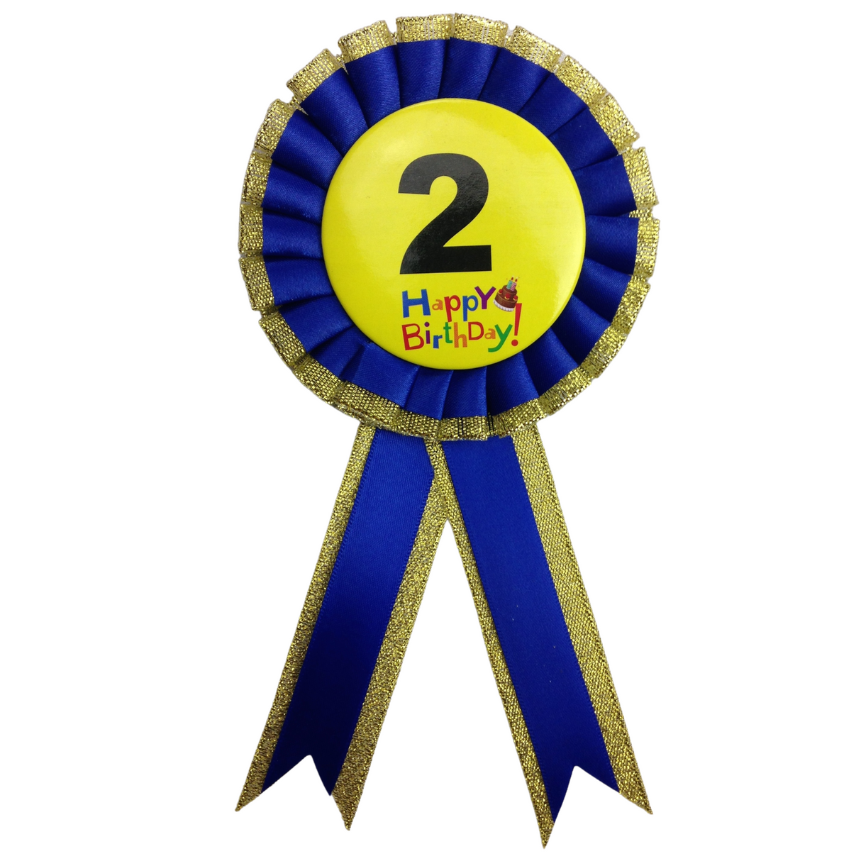 BIRTHDAY BADGE Party Favour Award Rosette Fancy Dress Girls Boys Childrens Kids