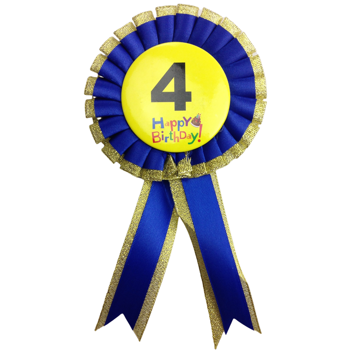 BIRTHDAY BADGE Party Favour Award Rosette Fancy Dress Girls Boys Childrens Kids