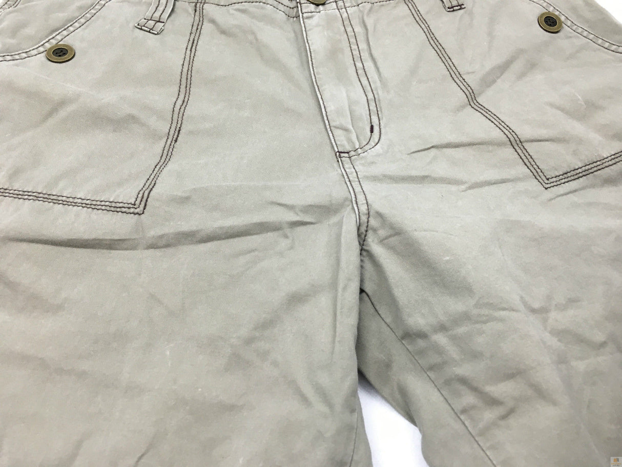 Mens 3/4 CARGO SHORTS 100% COTTON Army Military Combat Quality Summer