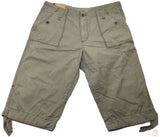 Mens 3/4 CARGO SHORTS 100% COTTON Army Military Combat Quality Summer