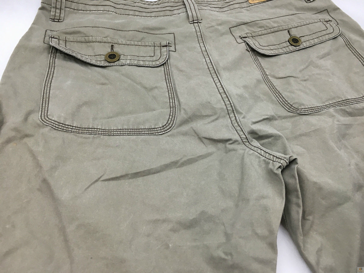 Mens 3/4 CARGO SHORTS 100% COTTON Army Military Combat Quality Summer