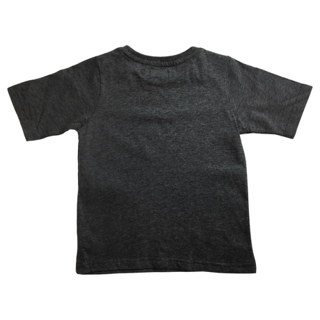 KIDS PLAIN T SHIRT Childrens Child 100% COTTON Boys Girls Basic Blank Tee Top - Grey Marle