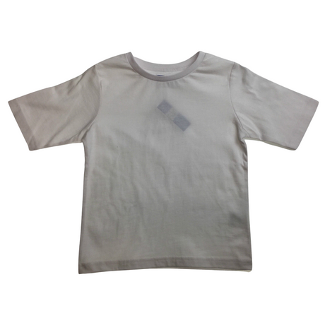 KIDS PLAIN T SHIRT Childrens Child 100% COTTON Boys Girls Basic Blank Tee Top - White