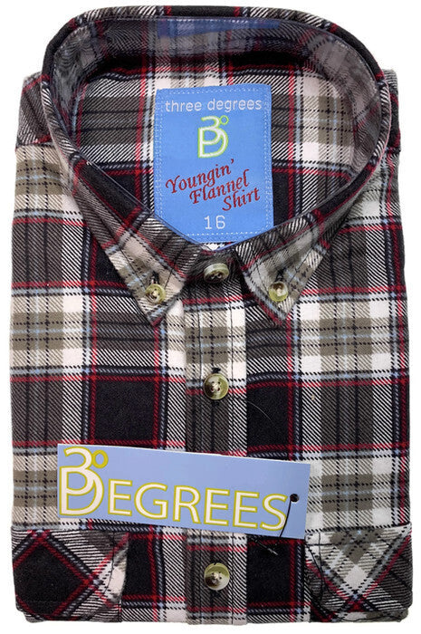 KIDS FLANNELETTE SHIRT Boys Childrens Classic Vintage Flannel Flannie 29