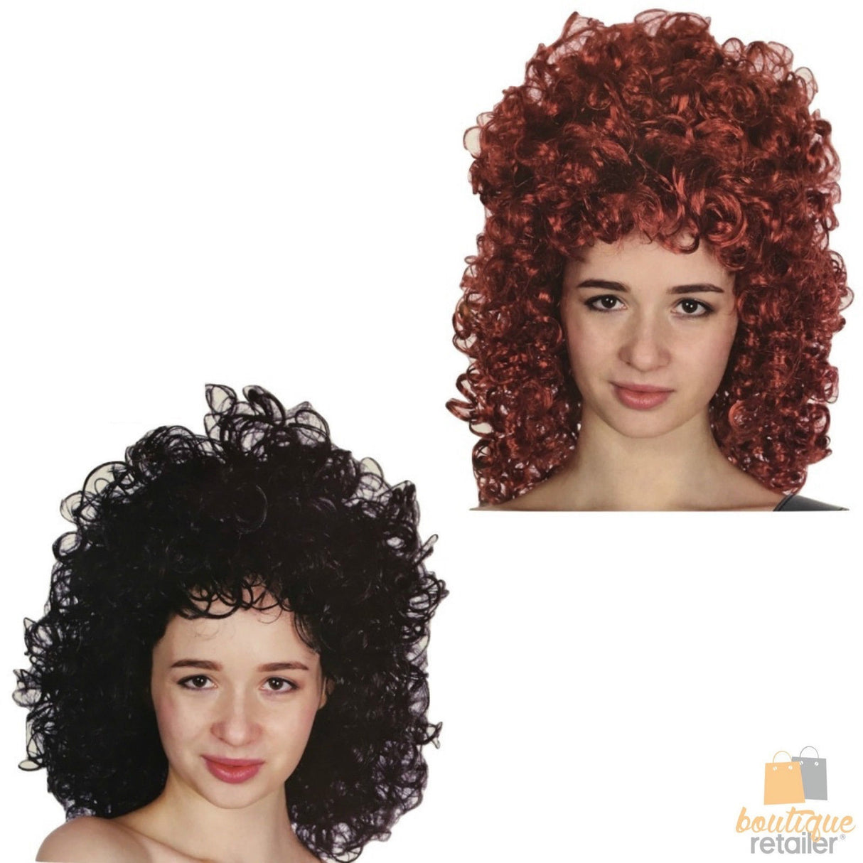 LONG CURLY WIG Hair Costume Cosplay Party Wavy Fancy Dress Ladies Accessory