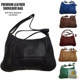 Premium Womens Leather Shoulder Bag Messenger Satchel Handbag Purse Travel