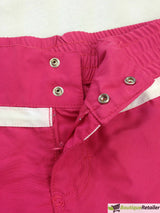 Womens Microfibre Board Shorts Beach Swim Surf Womens Plain Elastic - Pink