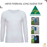 Mens Thermal Long Sleeve Top T Shirt Underwear Warm Winter Cotton Bld Thermals