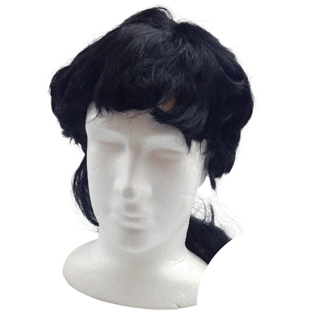 MULLET WIG 80s Fancy Dress Mens Party Costume Rock Bogan Accessory Punk 70s 90s - Ash Blonde