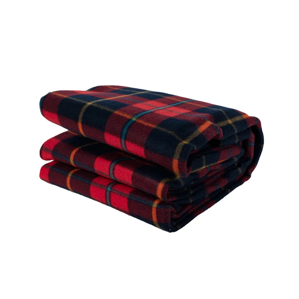 Picnic Rug Mat Blanket Outdoor Camping Waterproof Throw Travel Fleece Plaid - Assorted