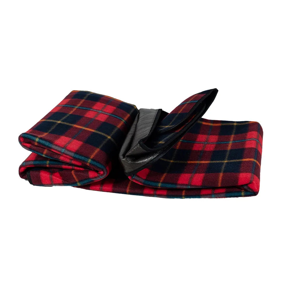 Picnic Rug Mat Blanket Outdoor Camping Waterproof Throw Travel Fleece Plaid - Assorted