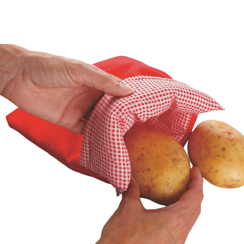 PERFECT POTATO Microwave Baked Cooking Bag Reusable Washable Corn Cooker 4 min